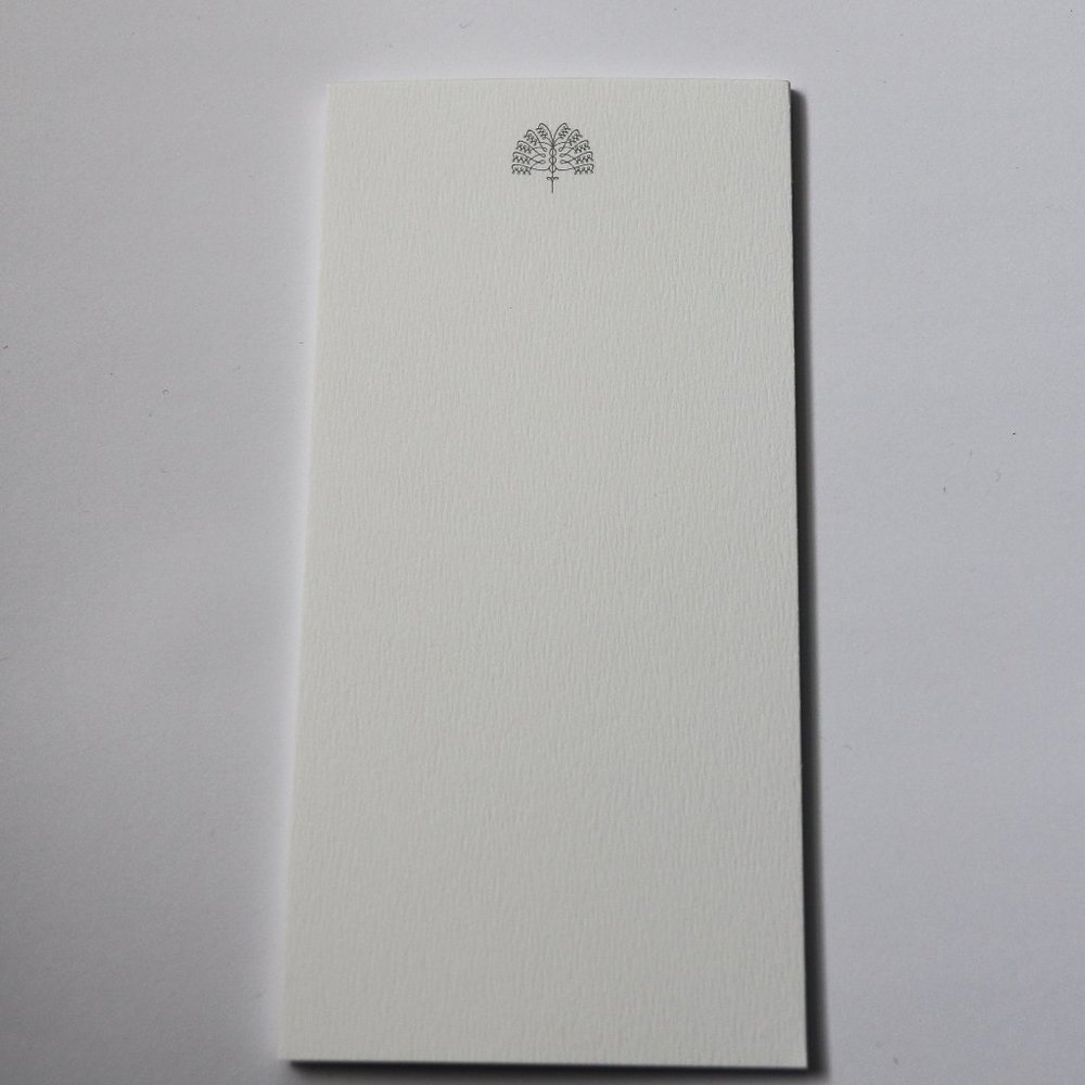 Raffles Luxury Hotel Notepad Stationery White Note Pad New